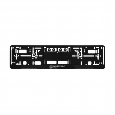 Number plate holder, black