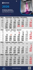VORBESTELLUNG: 4 Monatskalender 2026 in Deutsch, MULTIVAC
