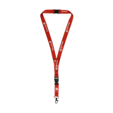 Lanyard red (25 pieces per pack)