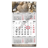 5 Monats Kalender, weiß, FRITSCH 2026