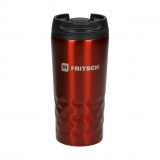 Double-walled, stainless steel thermo mug